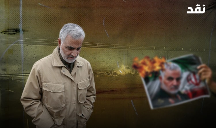 في الذكرى الثالثة من مقتله حرق صور وتماثيل لسليماني